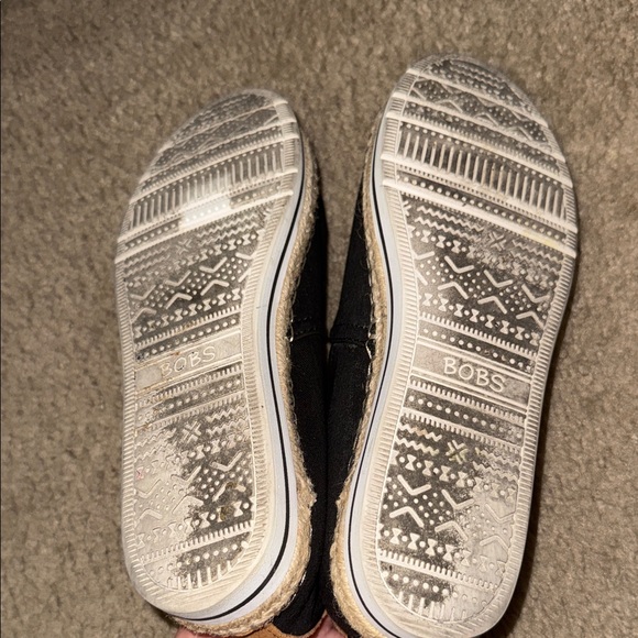 Skechers BOBS Black Slip-Ons - Picture 5 of 7
